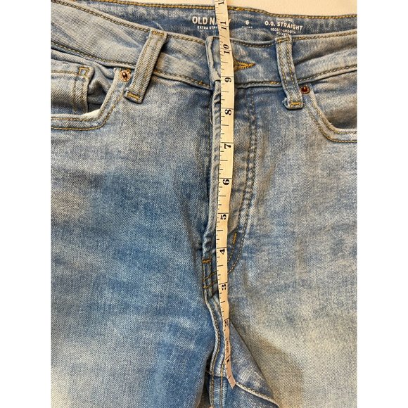 Old Navy Women Jeans Straight Leg Extra Stretch Secret Smooth Pockets Blue SZ 6S - Picture 5 of 9
